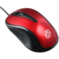 Мышь Oklick 385M (черный/красный) фото 1